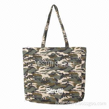 Canvas Shopping Bag, Measures 32 x 13 x 44cm, Customized Designs and Logos are Accepted